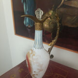 Antique French Neoclassical Opaline Ewer