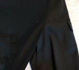 Joseph Bach Slim Fit Black Suit 100% SuperFine Australian Wool Size 42 (32waist)