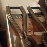 Pair Of Modernist Bronze Patinated Designer Sconces