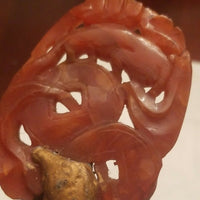 Antique Chinese Carving Jade Or Coral Animal