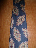 Very Rare 100% Silk Navy Paisley Polo by Ralph Lauren Tie Made in USA - Diamonds Sapphires Rubies Emeralds