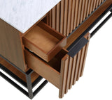 BemmaTerra Brown 48" Vanity With Top And Sink