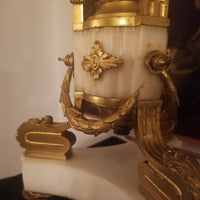 Antique French Gilt Bronze Candelabra Lamp