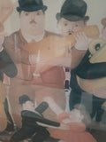 Vintage Poster Fernando Botero Fat Musicians Original Poster Night in Colombia