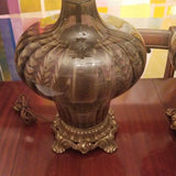 Pair Of Mid Century Modern Hollywood Regency Venetian Lamps