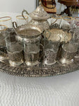 Antique Persepolis Takhte Jamshid Silver Tea Set