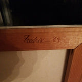 Vintage Mid Century Modern Abstract painting