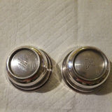 pair Of Tiffany and Co Sterling silver Small Serving Bowl