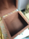 Vintage Basket Weave Jewelry Box