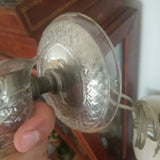 Antique Unsigned Waterford Crystal Sconce