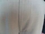 Beautiful Beige Michael Kors 100% Wool Dress Pants Size 34 Waist Size 28 Inseam - Diamonds Sapphires Rubies Emeralds