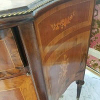 Wooden Irregularly Shaped Wooden  Commode