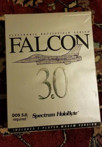 Falcon 3.0 Electronic Battlefield Series Spectrum HoloByte PC Game IBM 3.5” - Diamonds Sapphires Rubies Emeralds