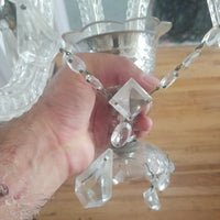 Antique Unsigned Waterford Crystal Sconce