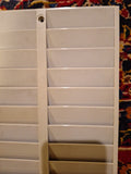 Punch Card Holder with 40 Slots 22.5" X 8.25", 2 Screws Included