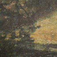 Antique nocturnal Moon River Painting