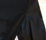 Joseph Bach Slim Fit Black Suit 100% SuperFine Australian Wool Size 42 (32waist) - Diamonds Sapphires Rubies Emeralds