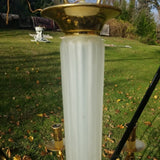 Mid Century Modern Designer 1970's Gold Chandelier