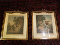 Pair Of 1920 Mezzotints By Thomas Hamilton Crawford