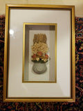 Framed dried flowers "Gardino" by La Collection Valenciaga Made in Canada 960350
