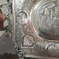 Vintage Pure Silver Dish