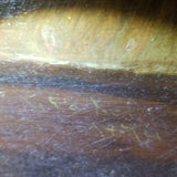 150 Years Old Oil Painting Girl With Dog Signed