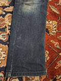 Levis 502 Jeans Blue 32 X 30 RIGHT BACK POCKET DAMAGED BY CELL PHONE!