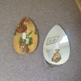 Mid century Modern Pair of Mirrored Sconces