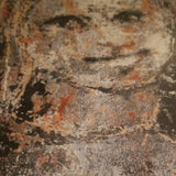 Mid century Modern Abstract Hand Painted Painting of Little Girl