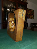 Mid Century Italian Signed Modern Abstract Sculpture