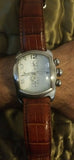 Technos Chronograph Watch 5 ATM Genuine Leather  (PLEASE NOTE MISSING 1 DIAL)