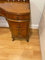 Antique wooden desk or Vanity with drawers