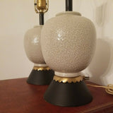A Rare Mid Century Modern Designer Pair of Lamps