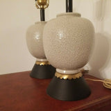 A Rare Mid Century Modern Designer Pair of Lamps