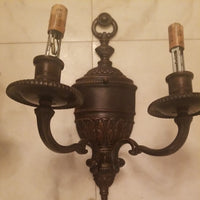 Pair of Antique E.F. Caldwell Classical Sconces