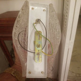 Mid Century Modern Style Deco Crystal Pair of Sconces