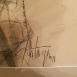 Seated Nude Mid Century Modern Painting