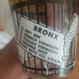 Mid century Modern Barware Cocktail Shaker with Glasses