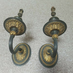 Antique Bronze Sconces E F Caldwell  Pair Gilt