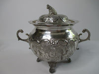 Antique Persepolis Takhte Jamshid Hakhamaneshian Silver 84 Tea Set