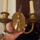 Pair Of Antique Classical E.F. Caldwell Attributed Sconces