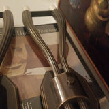 Pair Of Modernist Bronze Patinated Designer Sconces