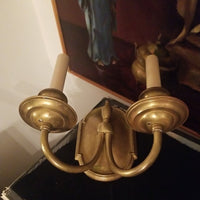 Pair Of Antique Classical E.F. Caldwell Attributed Sconces