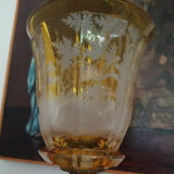 Museum quality 1850's Large Bohemian Glass Moser