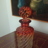 Antique Baccarat Cranberry Perfume Bottle