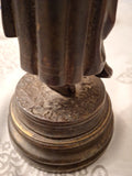 LaLouette Statue Possibly Bronze 12"x 4" Base 7 lbs 2 Ounces