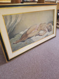 Mid Century Modern Vintage Pin Up Art Nude Painting #912008