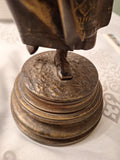 LaLouette Statue Possibly Bronze 12"x 4" Base 7 lbs 2 Ounces