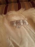 Tahari Arthur S. Levine Faux Fur Vest Size Small