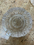 3 Crystal Ashtrays Possibly Bohemian